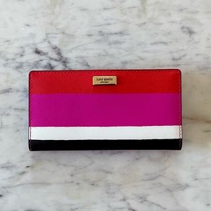NWOT Kate Spade Laurel Way Bonita Striped Wallet